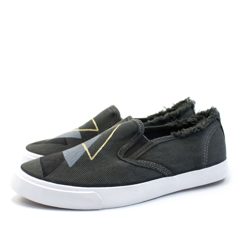 Espadrile pictate manual - Geometric