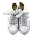 Teniși de nuntă cu strasuri – I Do White A