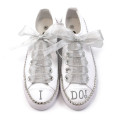 Teniși de nuntă cu strasuri – I Do White C