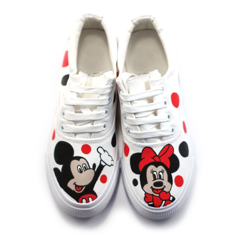 Tenisi pictati manual - MM Polka dot