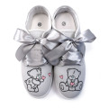 Tenisi pictati manual - Teddy sending love
