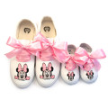 Tenisi pictati manual - Pachet Mom&Me Pink Minnie