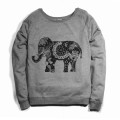 Bluza pictata manual - Mandala Elephant
