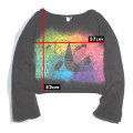 Bluza pictata manual - Rainbow Panda