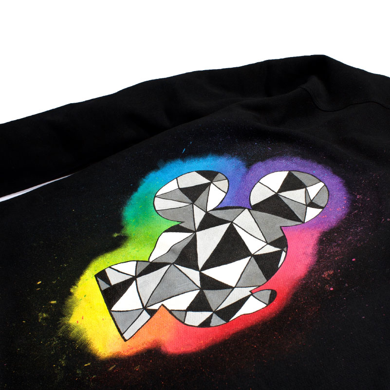 Bluza pictata manual - MM Distorted