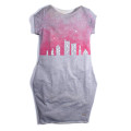 Bluza pictata manual - Pink Cityline
