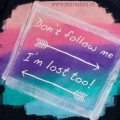 Geaca pictata manual - Follow Me