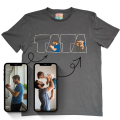Tricou TATA - personalizat cu 2 poze